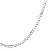 92.5% Sterling Silver Cube Chain - 6MM